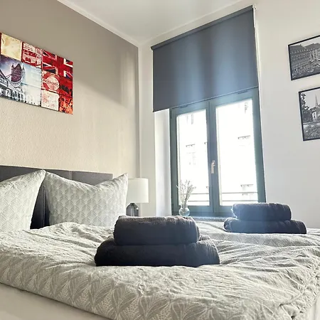 Apartment Arenablick Lipsia Esterno foto